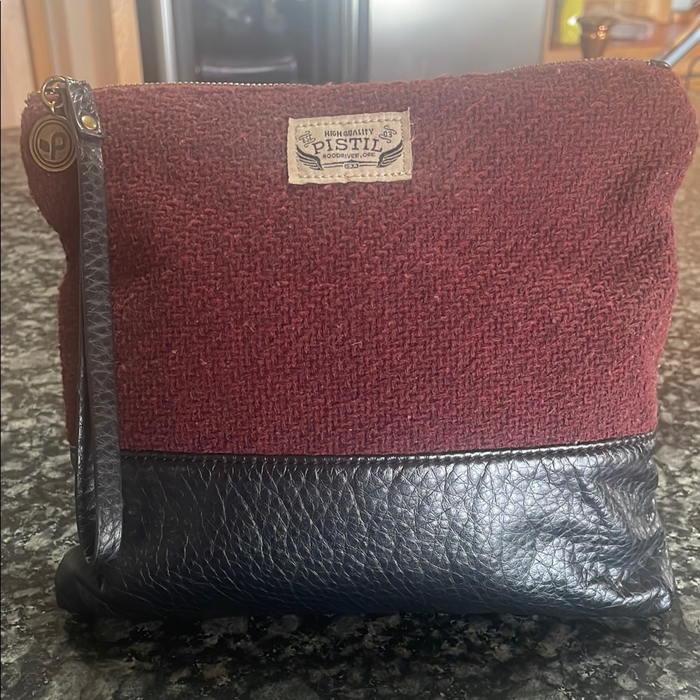 Pistil Burgundy and Black‎ Bag
